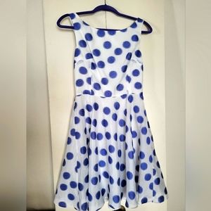 Betsey Johnson polka dot party dress size 6